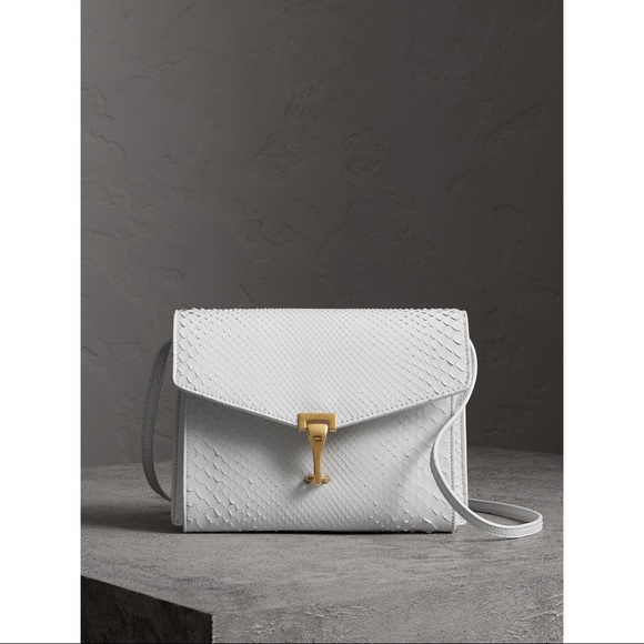 New! Burberry Small Python Cross Body Bag! - Picture 1 of 8